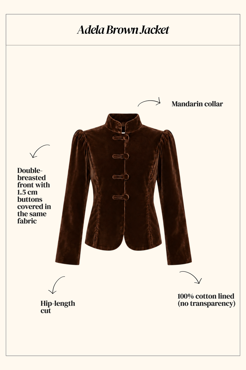 Adela Brown Jacket