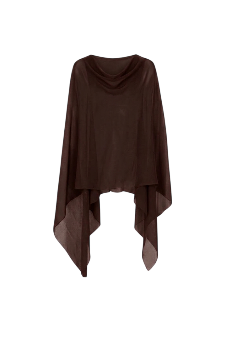 Micaela Semitransparent Cape