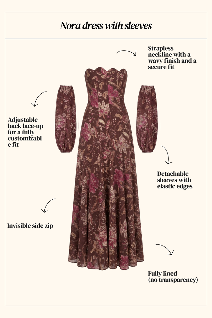 Nora Dress With Sleeves