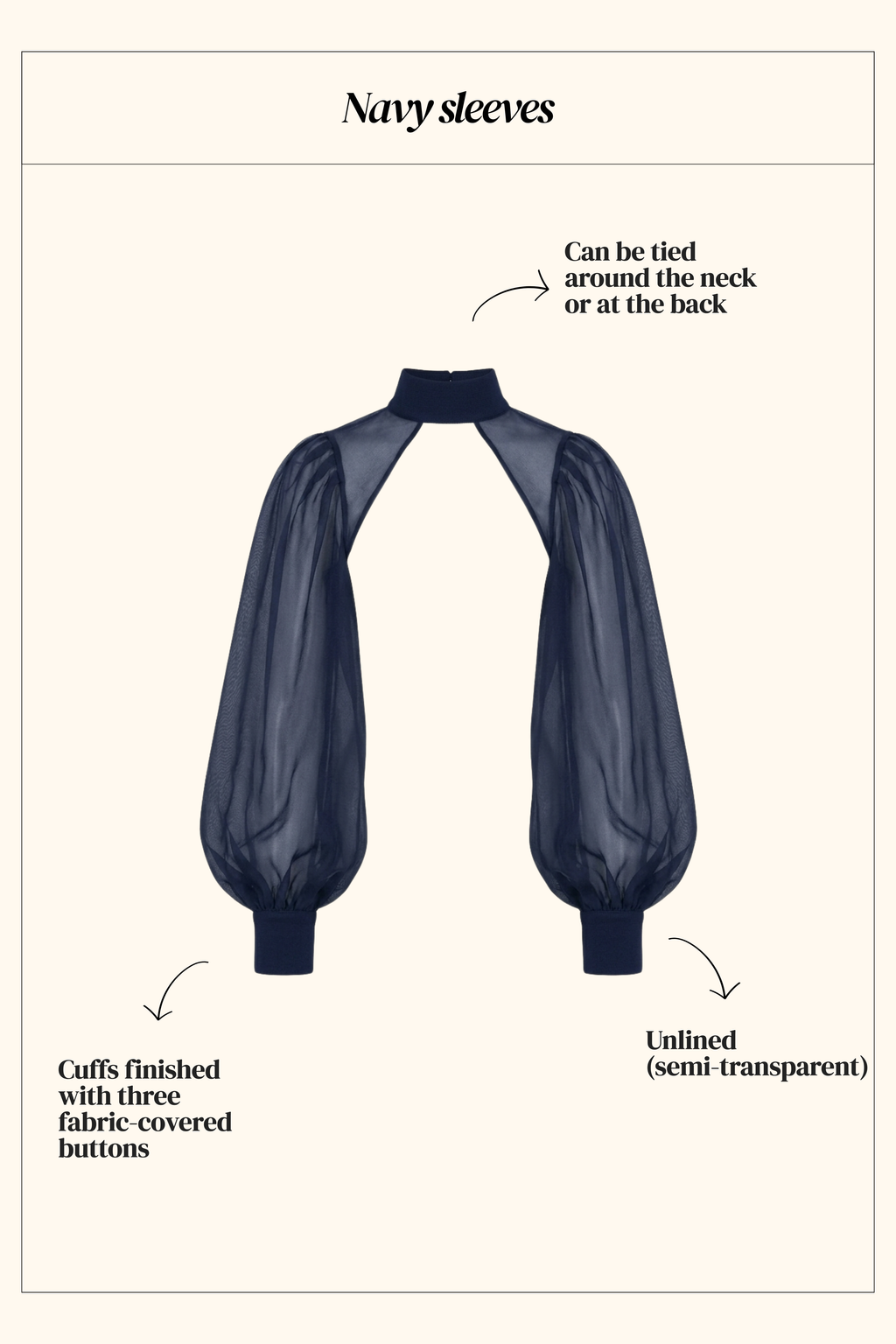 Navy Sleeves