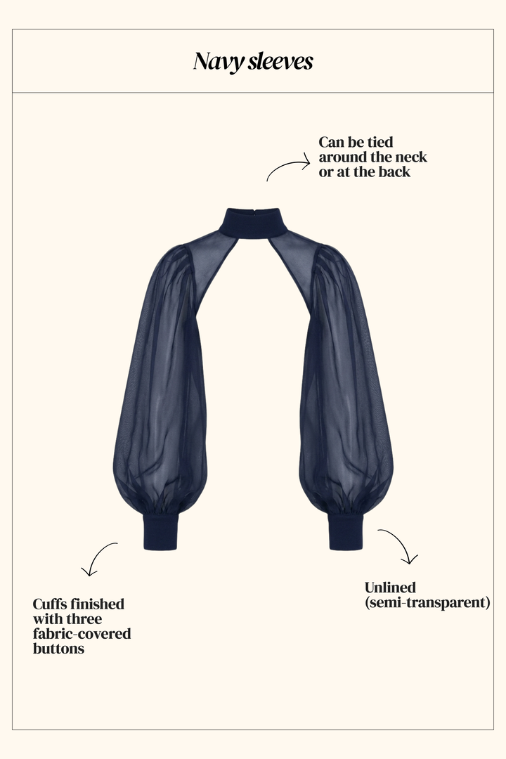 Navy Sleeves
