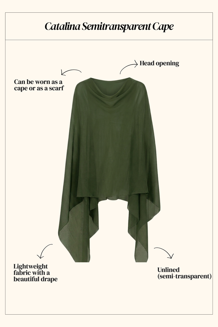 Catalina Semitransparent Cape