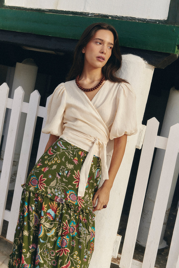 Varenna Cream Blouse