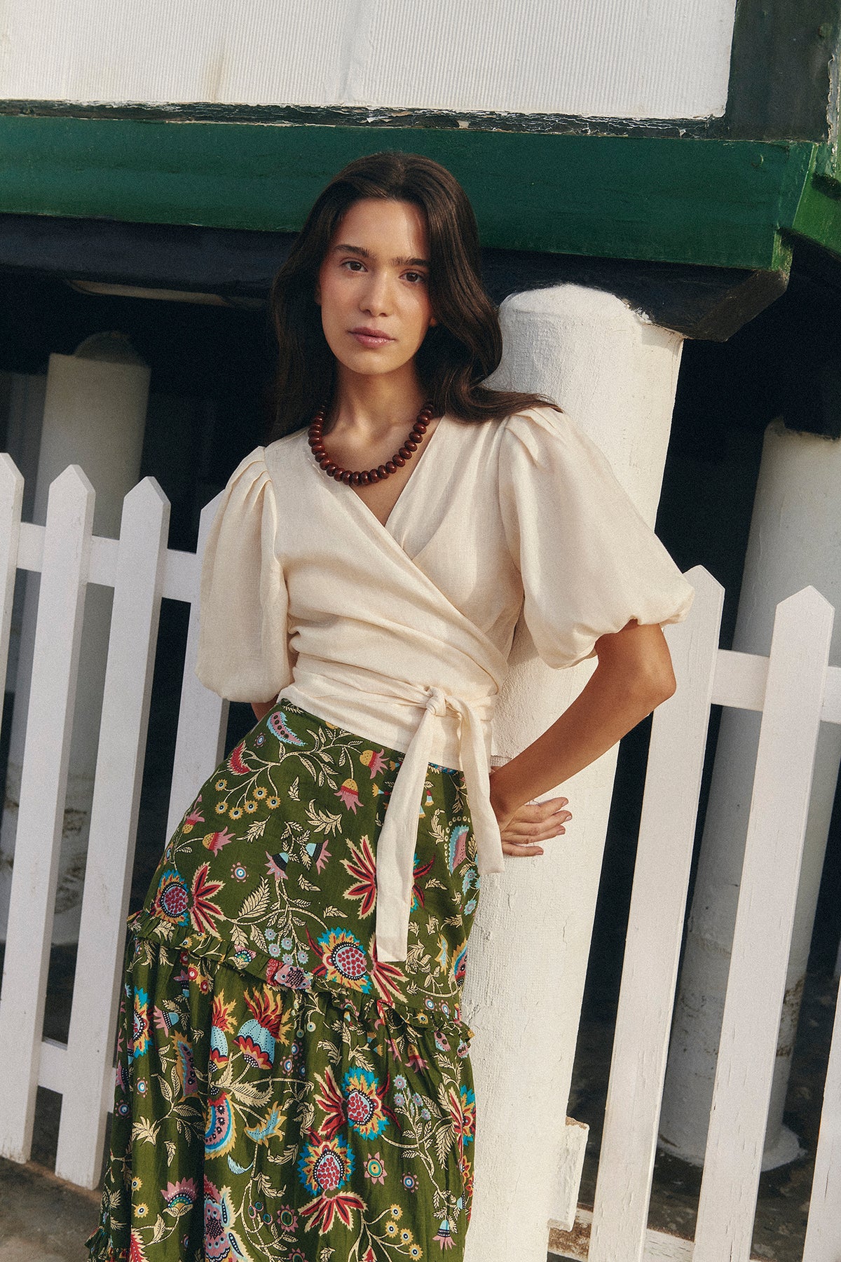 Varenna Cream Blouse
