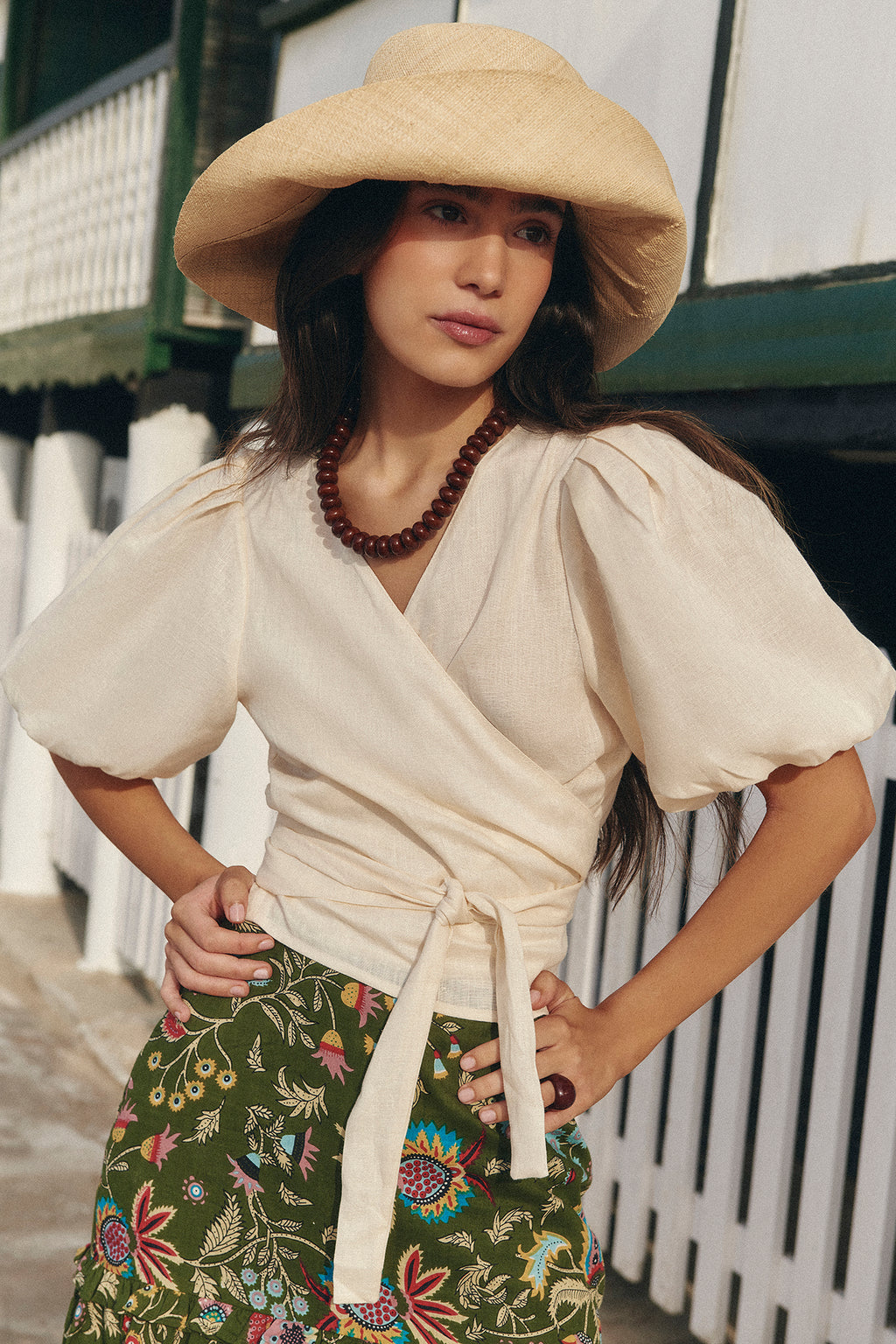 Varenna Cream Blouse