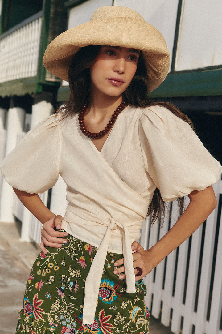 Varenna Cream Blouse