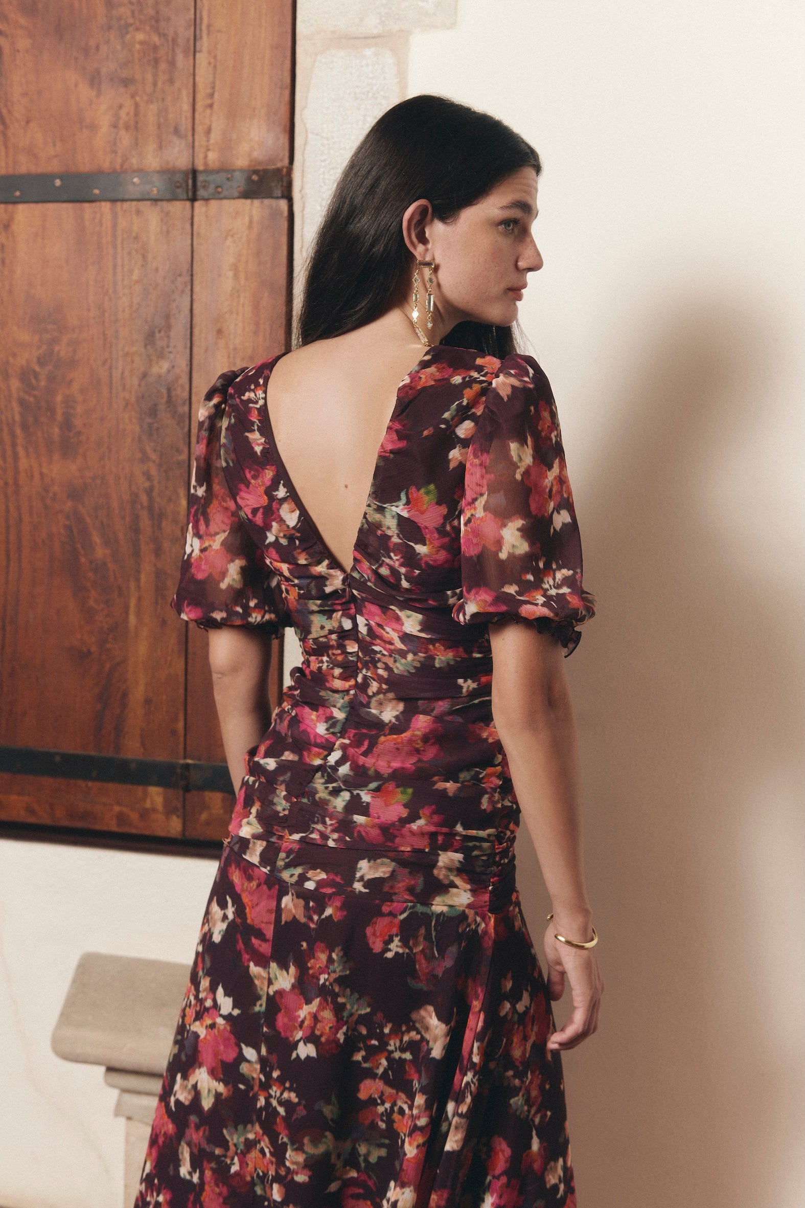 paola floral long sleeve dress Paola Dress