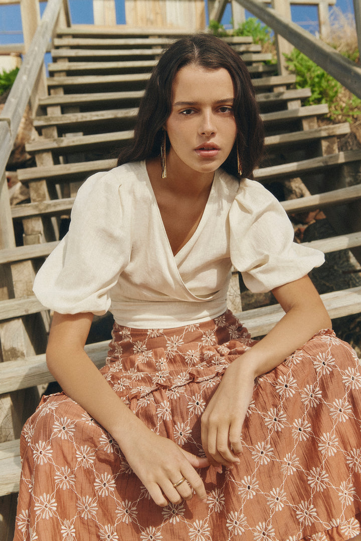 Varenna Cream Blouse