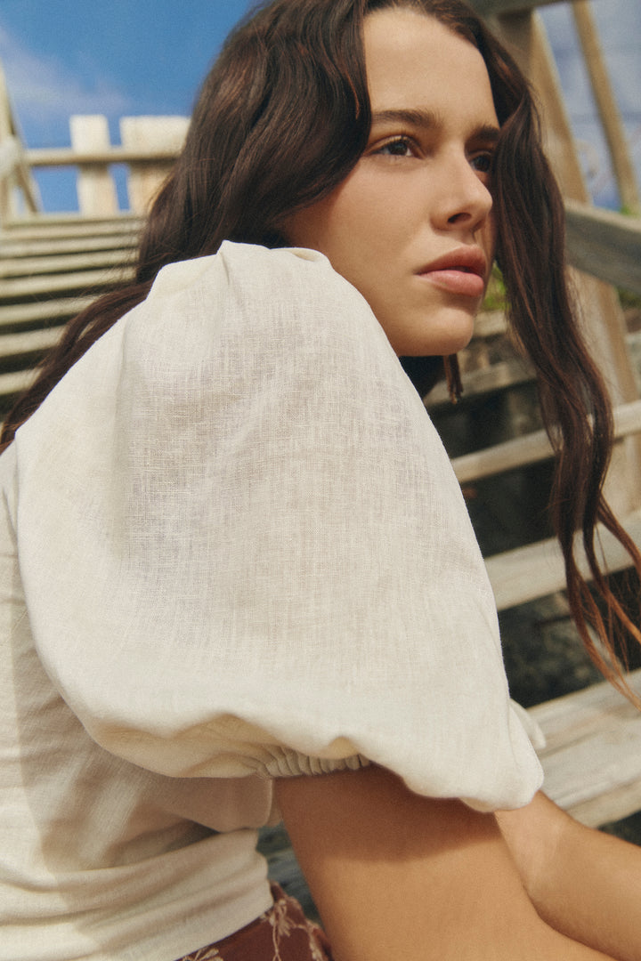 Varenna Cream Blouse