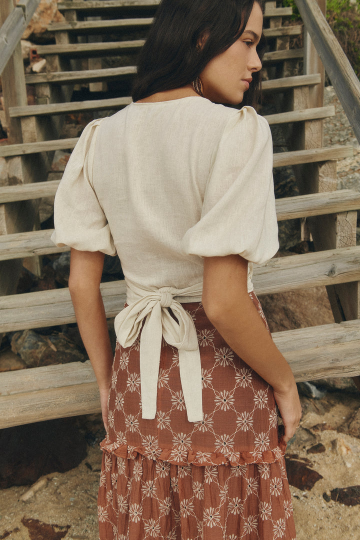 Varenna Cream Blouse