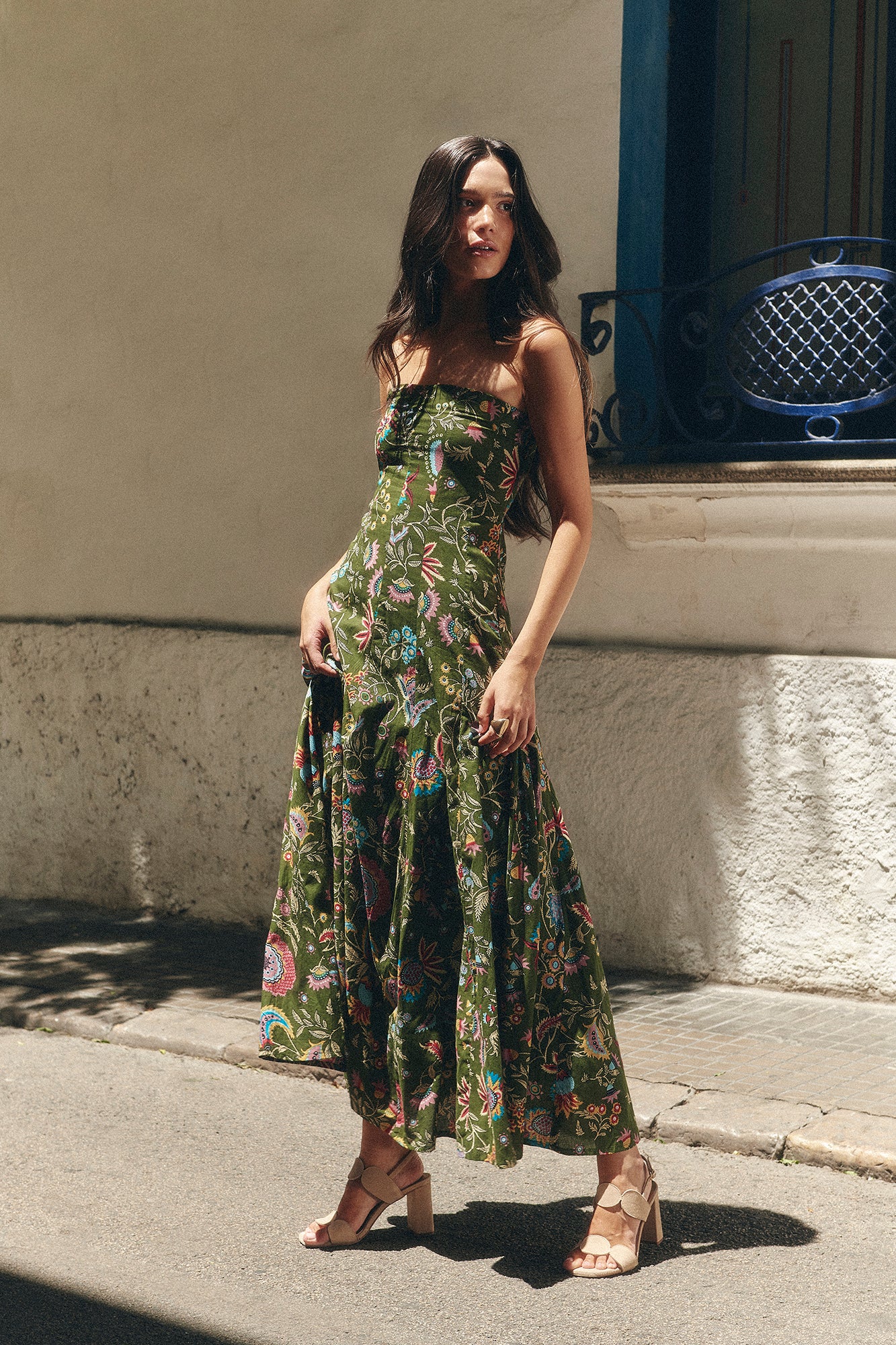 greta maxi dress Greta Maxi Dress in Floral Pink