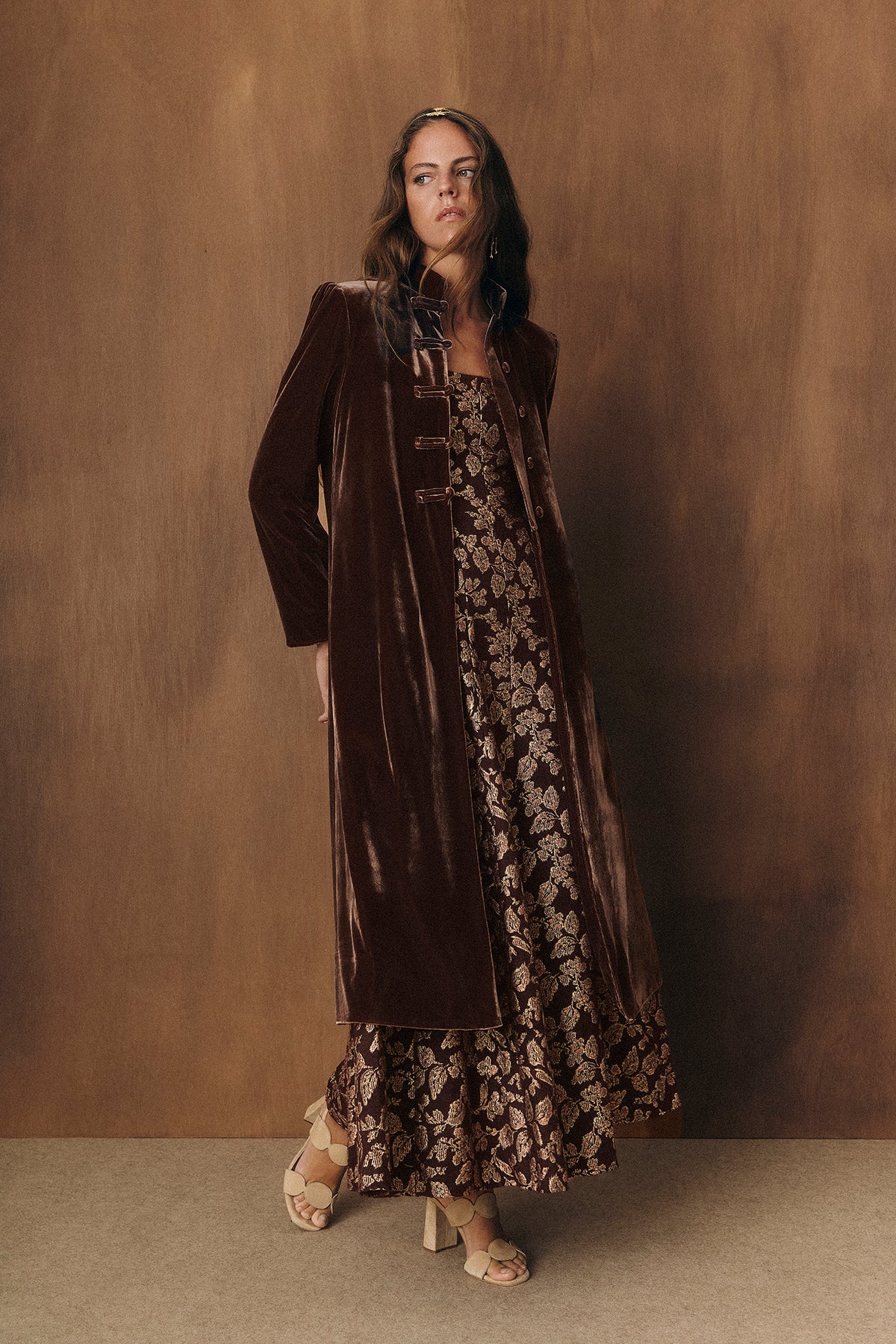 Cecilia Brown Coat