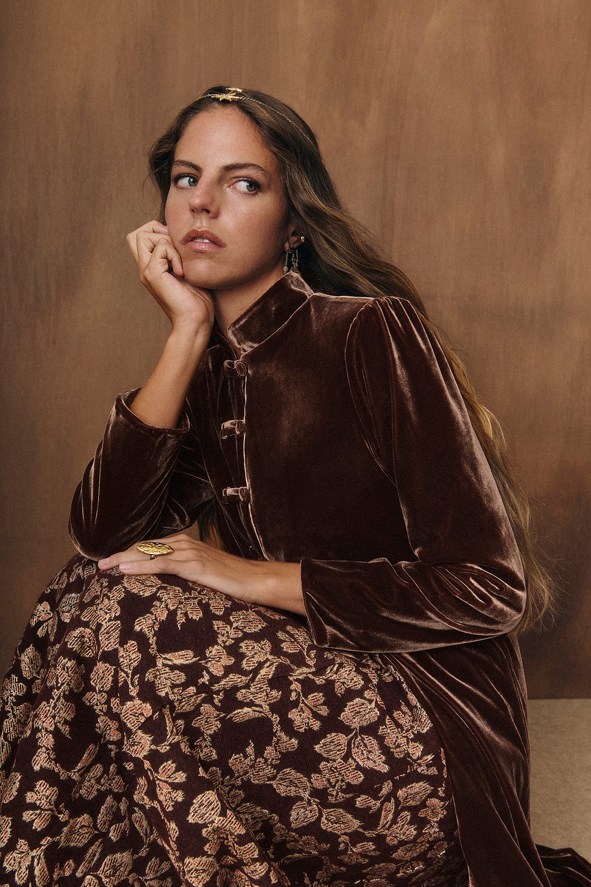 Cecilia Brown Coat