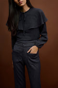Glen Navy Blouse