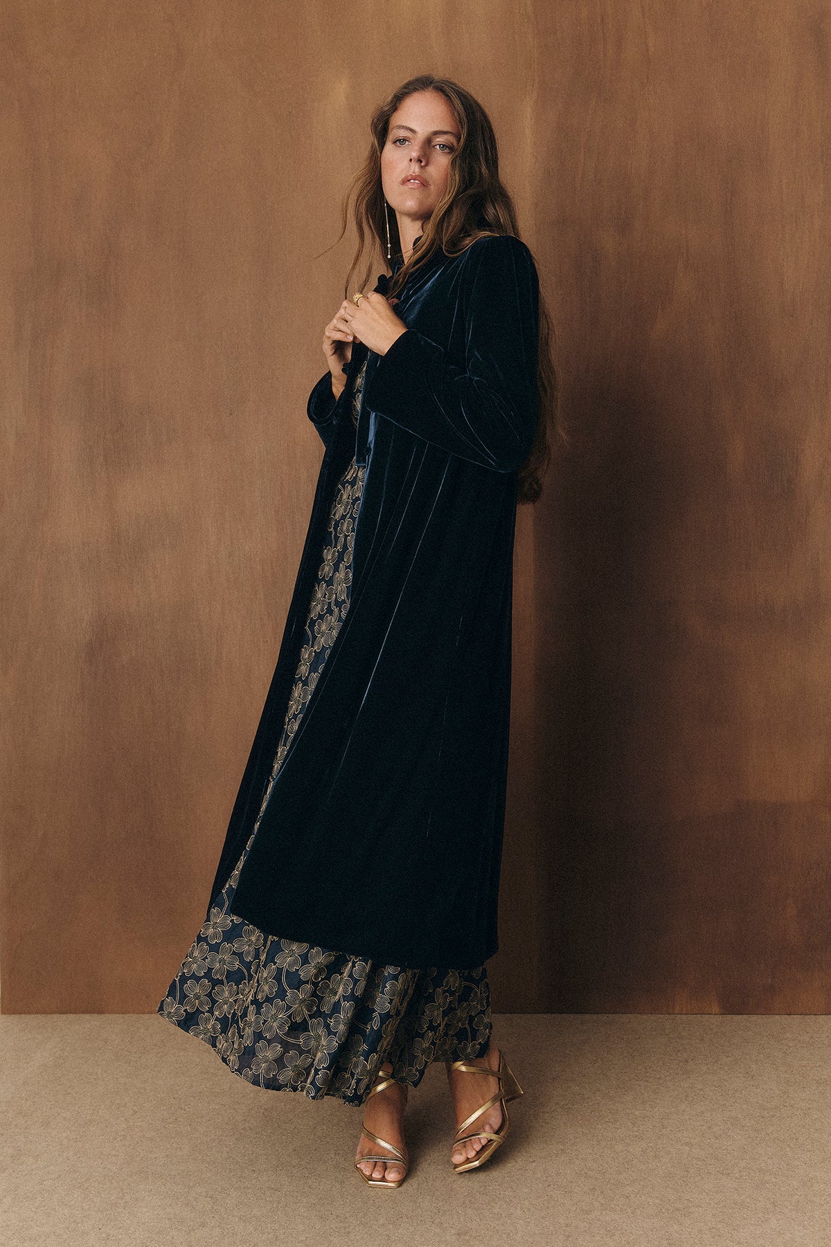 Cecilia Navy Coat