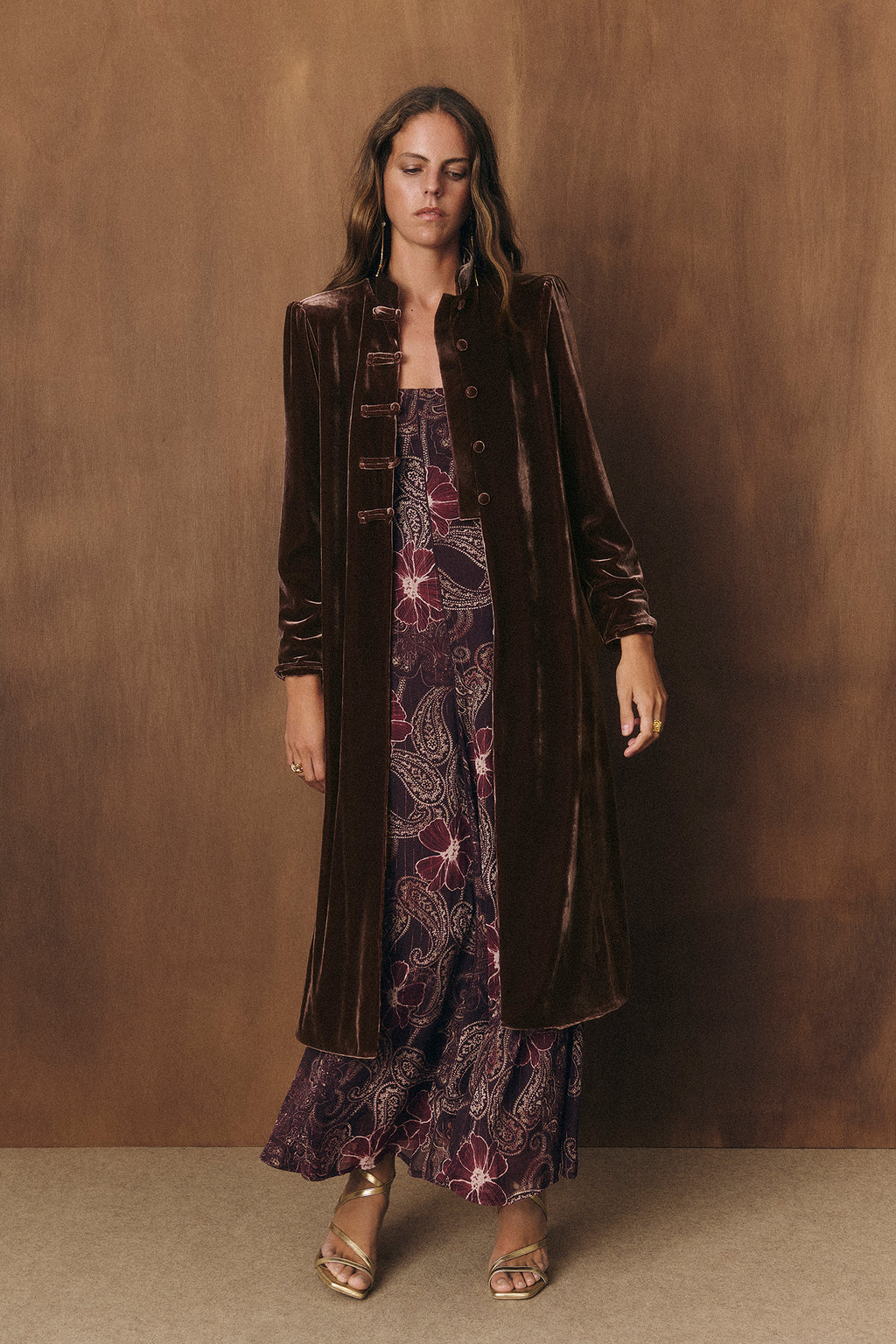 Cecilia Brown Coat