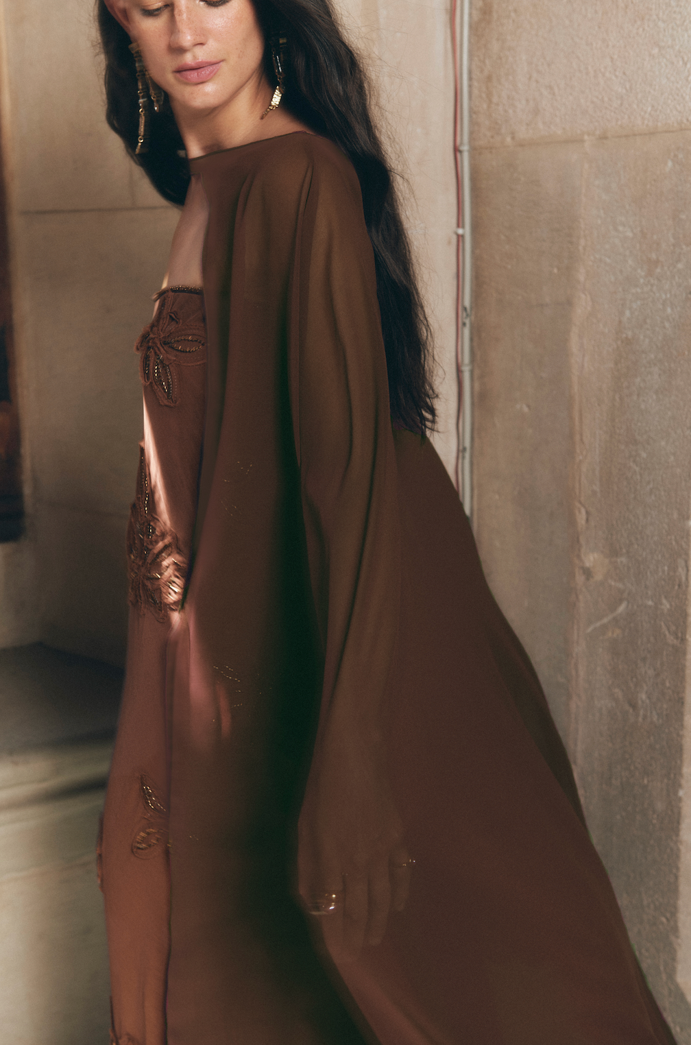Leandra maxi cape