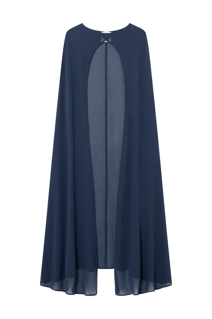 Navy maxi cape