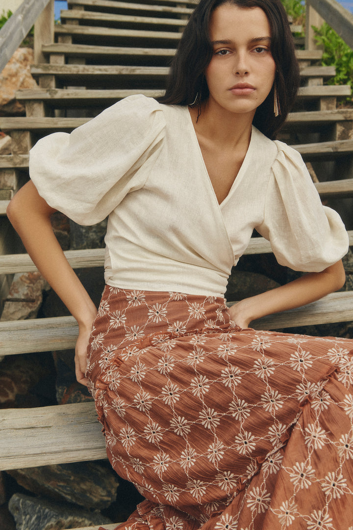 Varenna Cream Blouse